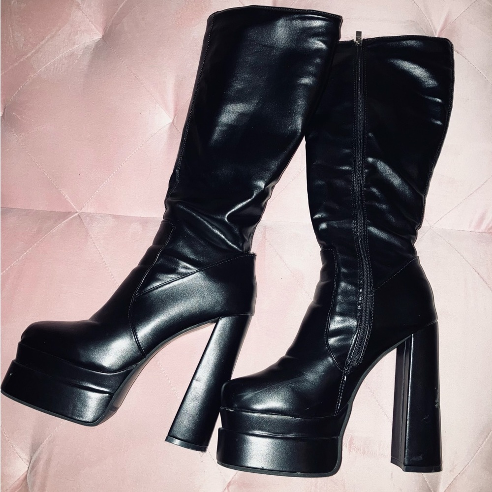 Custom Bratz doll inspired platform boots